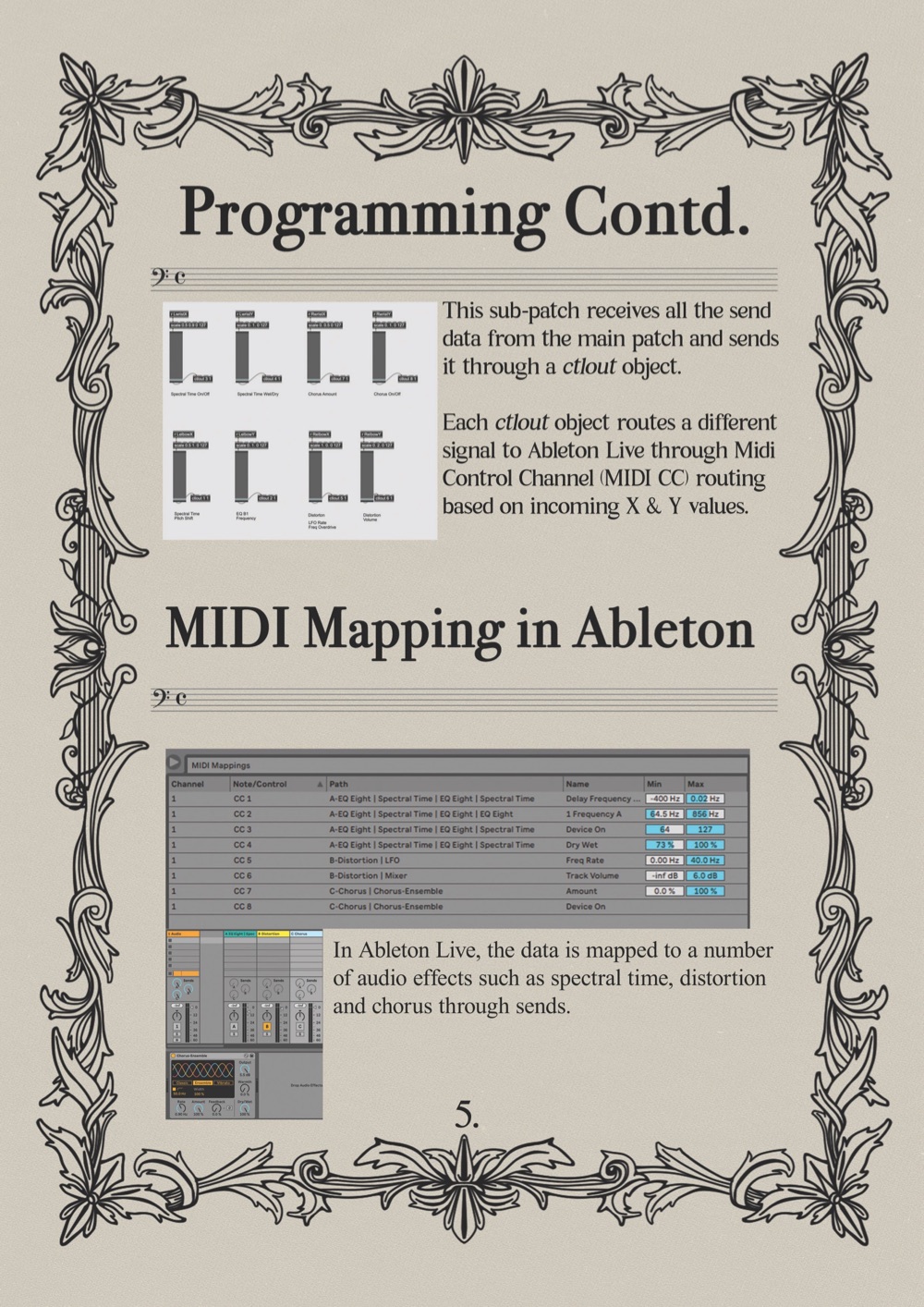 Programming continued, and MIDI mapping in Ableton Live